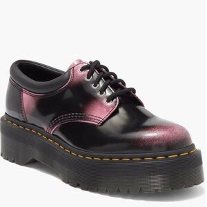 Dr. Martens NEW 8053 Unisex Quad Platform Oxford Shoes Size 7 Women / 6 Men